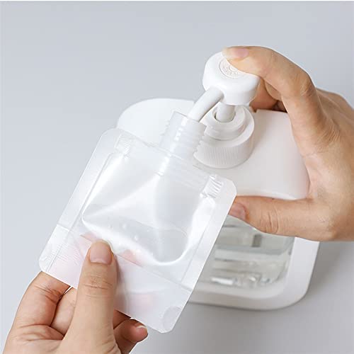 12 Pieces Portable Travel Fluid Makeup Packing Bag, Travel Pouches for Toiletries, Reusable Squeeze