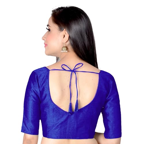 Image of Chandrakala Casual Blouses for Women Sarees,Readymade (B186-P)