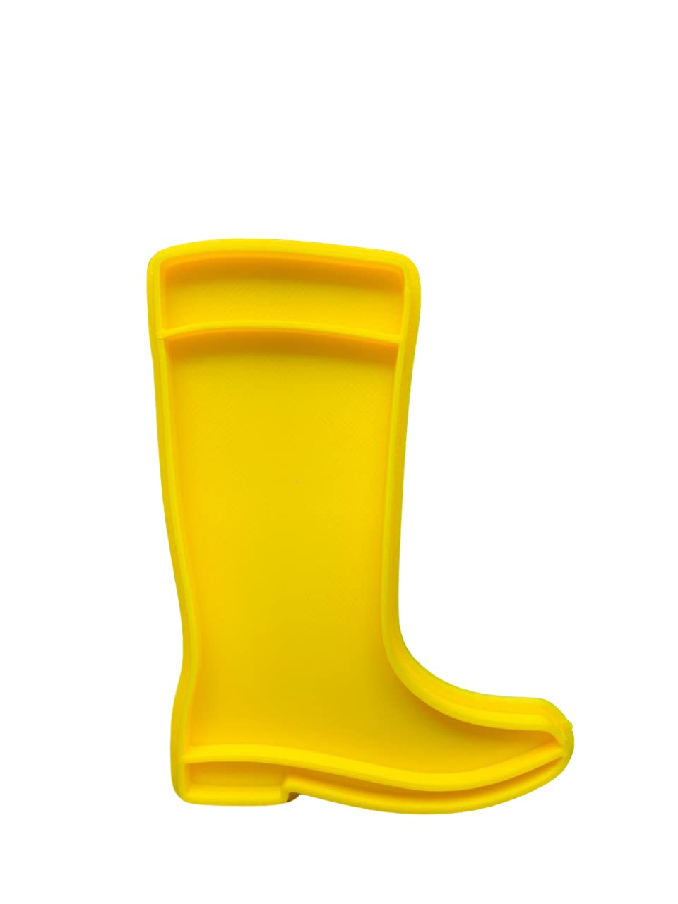 The Cookie Cutter Hub 10cm Gardening Boot Cookie Cutter and Matching Embosser for Cookies Biscuits Clay Baking Decoration