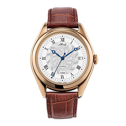 HAOFA 腕時計メンズ 機械式自動巻き 日付 超薄8.8mm 防水うで時計 高級 紳士腕時計人気 男性プレゼント