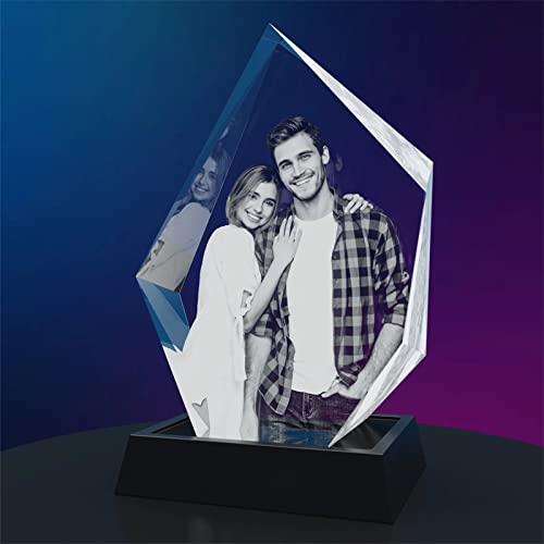 Cizgim Iceberg-Shaped 3D Crystal Keepsake - This Iceberg-Shaped Crystal Is The Perfect Way To Keep Your Loved Ones Close, With A Stunning 3D Effect That Brings Your Memories To Life. #TOP28