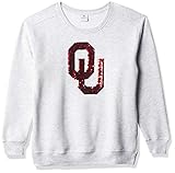 Top of the World Oklahoma Sooners Women's Essential Crew Fleece Flip Sequins, XX-Large