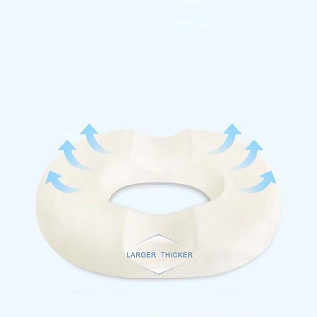 Generisch Cuscino antidecubito in memory foam per sedia a rotelle, traspirante, antiscivolo, comodo cuscino C L43 x 34 x 7 cm