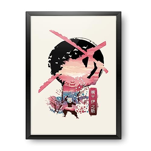 Image of MCSID RAZZ - Demon Slayer - Beast Breather - Inosuke Design A4 Size Poster (With Frame) - Best Gift For Demon Slayer Fans /Best Artifacts To Your Home & Decor /For Anime Fandom