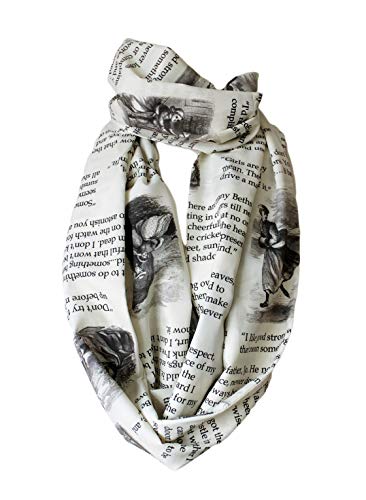 Etwoa Louisa May Alcott Little Women Book Infinity Scarf Circle Loop Scarf3