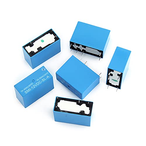 Relais de puissance electromagnetique 5 broches SMI-12VDC-SL-C interrupteur commande basse tension