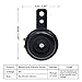 uxcell 6V 1.5A 110dB Metal Electric Loud Horn Speaker Trumpet Black for Motorcycle