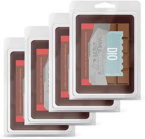 Dark Chocolate Wax Melts (4 Pack) Scented Soy