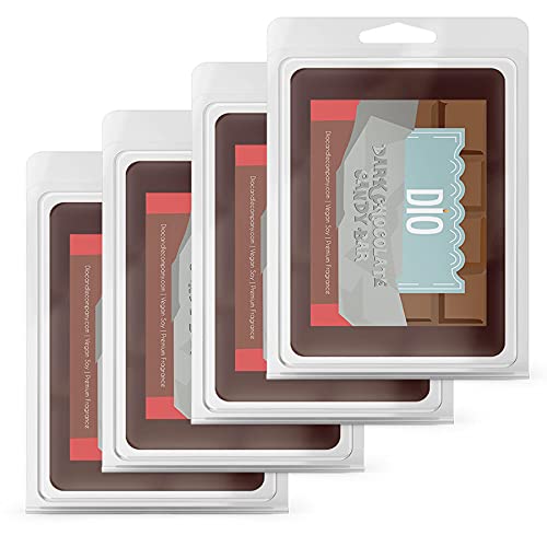 Dark Chocolate Wax Melts (4 Pack) Candy Bar Scented Soy