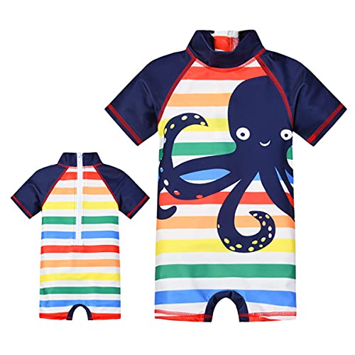 Traje De Baño De Una Pieza con Cremallera para Bebés/Niños Pequeños Y Niños Traje De Baño con Protección Solar UPF 50+ Trajes De Neopreno De Surf - imagen 2