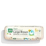 365 by Whole Foods Market, Organic, Outdoor Access, Large Brown Grade A Eggs, 12 Count (1 Dozen)