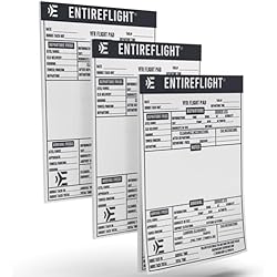 EntireFlight VFR Notepad for Pilot kneeboard - Accessories for Flight Bag | Great Addition to The Aviation Knee Board | Great Pilot Gifts for Students & CFIs