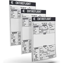 EntireFlight VFR Notepad for Pilot kneeboard - Accessories for Flight Bag | Great Addition to The Aviation Knee Board | Great Pilot Gifts for Students & CFIs
