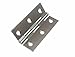 3 Pairs of Door Butt Hinges BZP ZINC Plated Steel 75MM (3 inch)