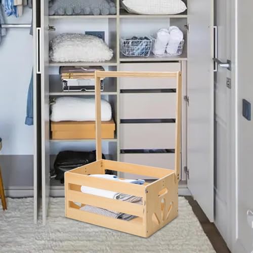 Caisse d'organisation bébé en bois pour rangement dressing et chambre