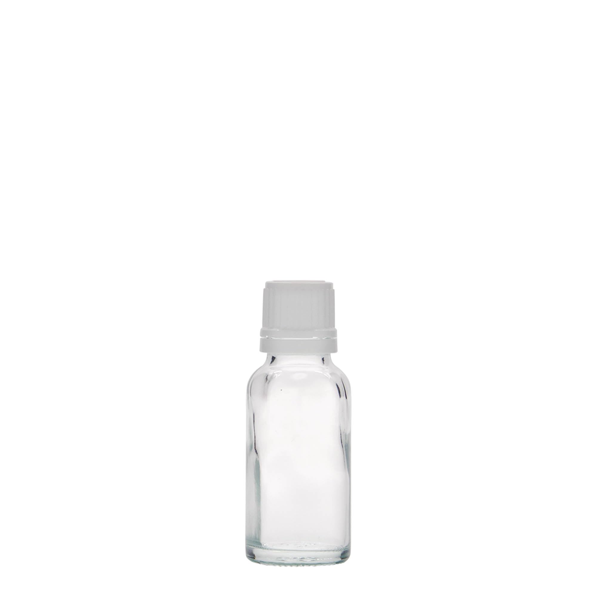 50er Set Braunglas Medizinflaschen 20 ml mit Schraubverschluss