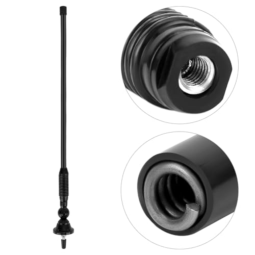 QWORK® Antenne Radio Marine, Voiture Antenne en Caoutchouc 16'', Antenne Étanche, pour Camping-Car, Camion, Yacht, Bateau – vue 7