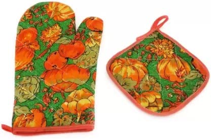 GLAMAXY Multicolor Polyester Kitchen Linen Set