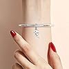 LSxAB Breloque en forme de cœur avec inscription Best Friend compatible avec les bracelets Pandora, Métal, Pas de gemme #3