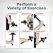 LoGest Wrist Strengthener, Forearm Exerciser - Option of Standard Plate 1 Inch or Olympic Plate 2 Inch With a Collar Hand Developer Arm Grip Workout Strength Trainer for Starter and Pro - Workout Equipment Home Gym Forearm Strengthener (Black - 2 Inch Olympic Plate)