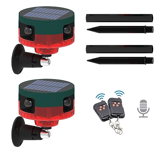Solar Outdoor Motion Sensor Alarm with Rich Sounds Dog Barking & Gunshot Sound, Ultra-Long Detection of Motion Distance Solar Outdoor Motion Sensor Alarm with Rich Sounds Dog Barking & Gunshot Sound, Ultra-Long Detection of Motion Distance