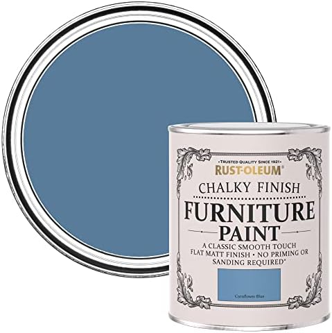 Rust-Oleum AMZ0026 Chalky Finish Furniture Paint - Duck Egg - 750ml