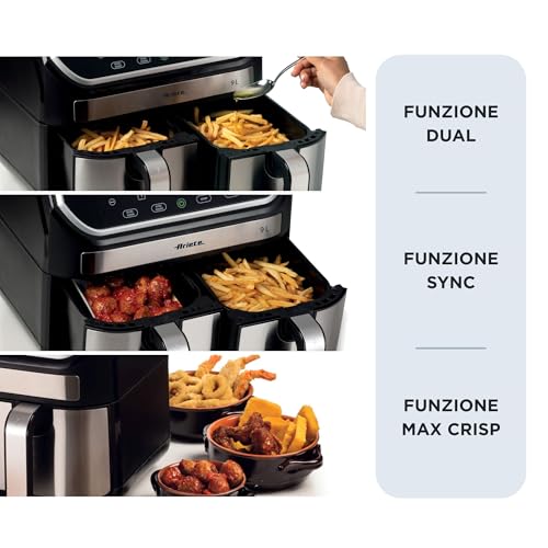 Ariete 462500 Double 9 Autonome Friteuse d'air chaud Neuf - vue 8