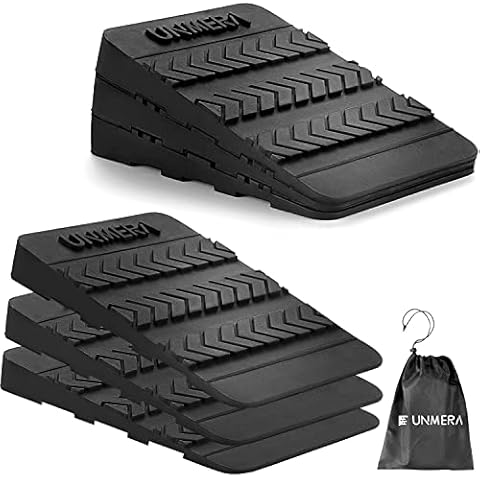 Squat Wedge Block 6PCS Adjustable Non-slip Rubber Squat Ramp,squat Wedge For Heel Elevated Squat,Weight Lifting,Calf Stretcher, Deadlift Squat Improve Mobility Balance And Strength Performance Cover
