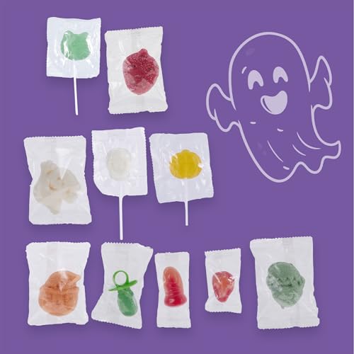 Becky’s Halloween Treat Mix XL 205g – Bunte Süßigkeiten-Mischung mit Lutschern, Fruchtgummis & Marshmallows – 25 Stück, einzeln verpackt für Partys, Trick-or-Treat & Kindergeburtstag – Großpackung