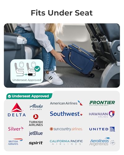 BAGSMART 16-inch Underseat Carry On