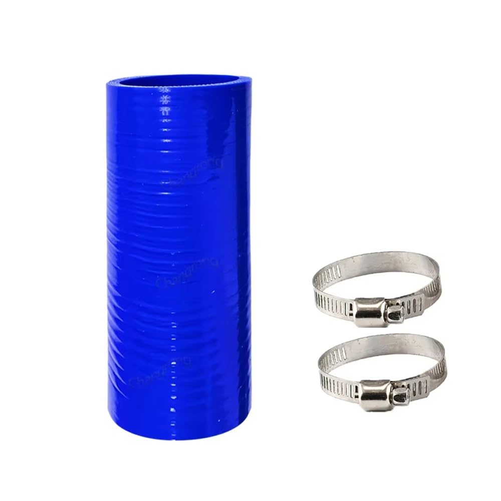 5mm Thick Blue Silicone Hose ID16-85mm - Cold/Heat Resistant, Leak-Proof with 2 Clamps(50mm)