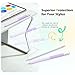 MoKo Case for Apple Pencil USB C, Gradient Color Silicone Protective Cover Sleeve Compatible with Apple Pencil Magnetic and Charging, Purple