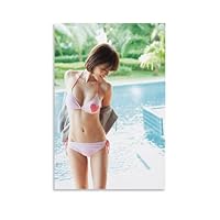 激レア 【 釈由美子 ビキニ 男はHだ 】 サントリー 非売品 B3 ポスター