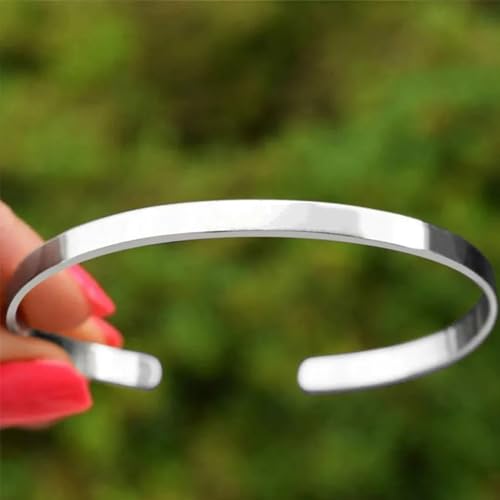 Remember Who The F You Are Motivational Color Bangle, Stainless Steel Engraved Inspirational Message Fashion Cuff Bracelet Personalized Opening Adjustable Bracelet Jewelry Gift for Women3