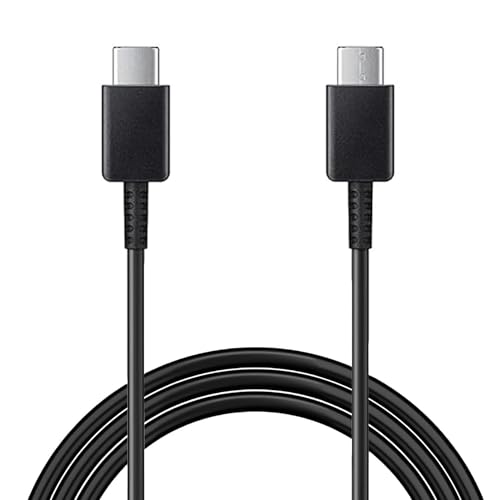 Image of Samsung Type C to Type C, Mobile Data Charging Cable for Samsung Galaxy SuperFast Transfer Power Cable A54 / A15 / A14 / A34 / A23 / F54 / F34 / F23 / F14 / M14 / M34 /M33 /S21 fe /S22 /S23 /S23 Fe 5G /S24