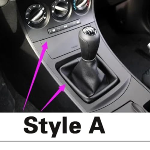 Panneau de commande central Mazda 3 2010-2015 adhésif carbone gris