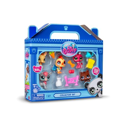 Littlest Pet Shop, Collector Set, Farm Besties Theme - Gen 7, Pets #56-#60, Authentic LPS Bobble Head Figure, Collectible Imagination Toy Animal, Kidults, Girls, Boys, Kids, Tweens Ages 4+ - Image 3