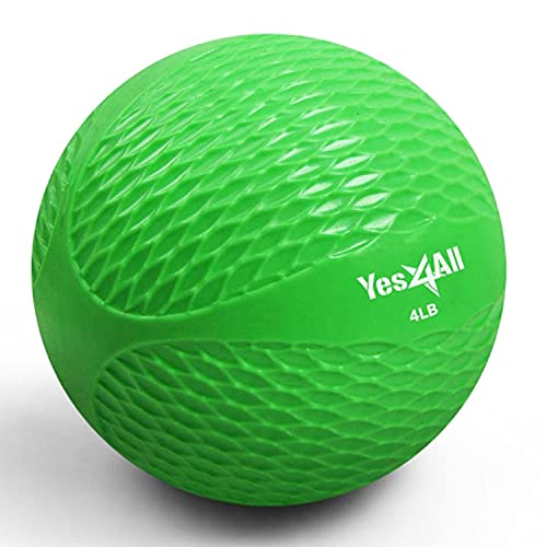 Image of Yes4All Weighted Toning Balls for Exercise, Soft Medicine Balls for Exercise, Pilates, Yoga, Balance, Flexibility, 2-10lbs