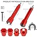 KUZIUA 14-in-1 Multi-functional Wrench for Toilet, Sink, Bathroom, Kitchen Plumbing Installation and Repairs