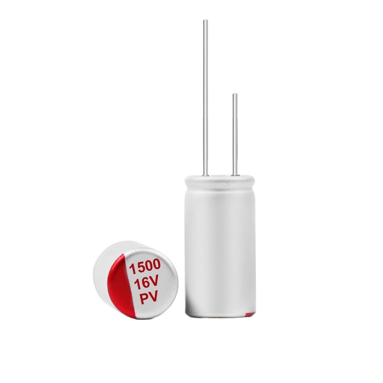 TSIOHKBS 10Pcs Solid Capacitor Motherboard Low 16V1500UF 10x12mm Graphics Card CPU Fixed Capacitor 105?/2000Hours