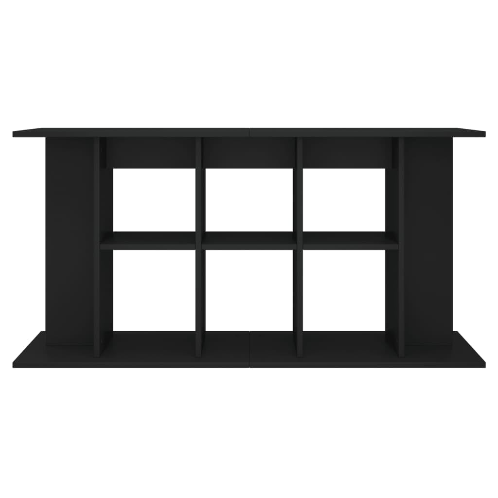 ADWOA Soporte para Acuario Madera de ingeniería Negro 120x40x60 cm Acuario Grande