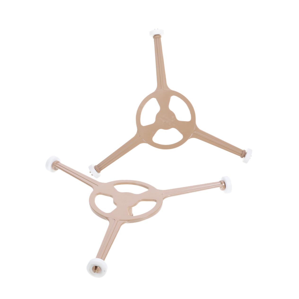 VOSAREA 2pcs Microwave Tray Stand Holder Turntable Support for Microwave Oven Replacement Ring for Flat Bottom Plates Kitchen Gadgets with Strong Bearing Capacity