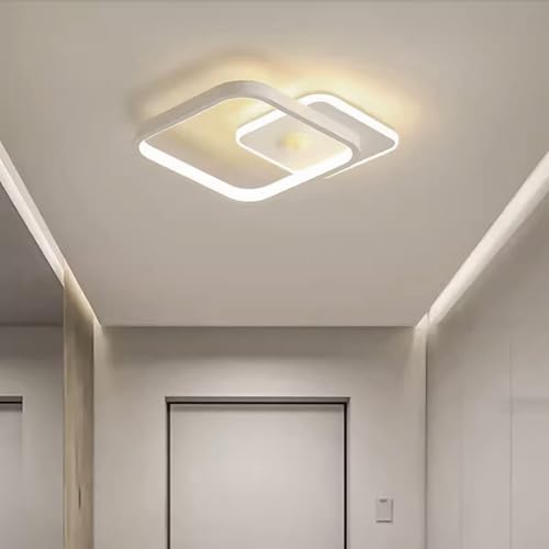 Plafonnier LED intérieur blanc moderne avec détecteur de mouvement