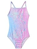 Nokecina Bathing Suits for Girls 9-10 Years Old Tie Dye Swimsuit Quick Dry Breathable Summer Sport S