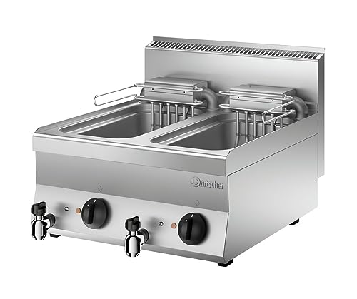 Bartscher Elektro-Fritteuse 650 Snack 2x10L - Tischgerät Gastronomiebedarf – Bild 4
