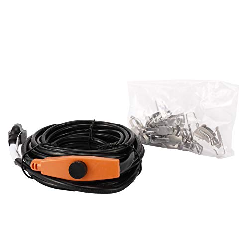 DasMarine Roof Gutter De-Icing Heat Cable,Roof Gutter Snow De-Icing Cable,Roof Snow Ice Melter