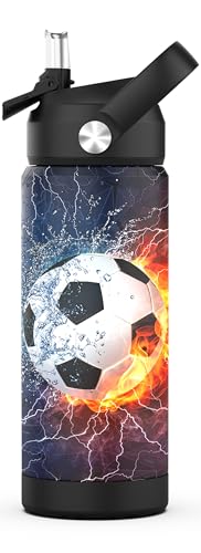 Boys Soccer Water Bottle 18 oz