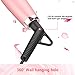 Ionic Straightening Brush, GLAMFIELDS Hair Straightener Brush with Anti-Scald, Anti Frizz, 30s Fast Ceramic Heating, Auto Temperature Lock & Auto-Off, Dual Voltage Straightening Comb for Home, Travel
