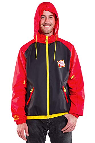 Image of Tipsy Elves Windbreaker Jackets - Retro 80's & 90's Hooded Windbreaker Jacket