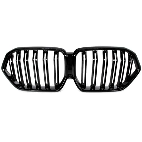 Grille de radiateur noire brillante pour relooker le pare-choc BMW X6 2020-2023